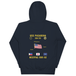 USS Pasadena (SSN-752) 1991-92 WestPac Cruise Hoodie