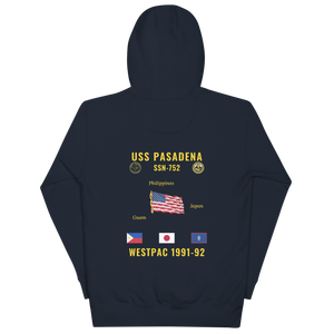 USS Pasadena (SSN-752) 1991-92 WestPac Cruise Hoodie
