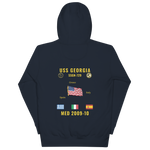 USS Georgia (SSGN-729) 2009-10 Med Cruise Hoodie