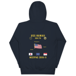 USS Hawaii (SSN-776) 2010-11 WestPac Cruise Hoodie