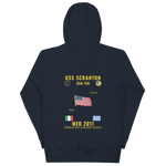 USS Scranton (SSN-756) 2011 Med Cruise Hoodie