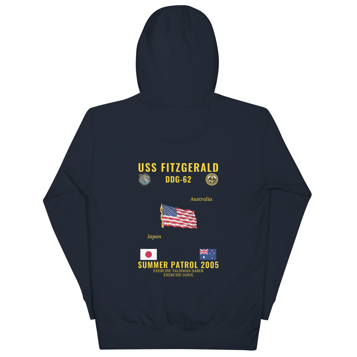 USS Fitzgerald (DDG-62) 2005 Summer Patrol Cruise Hoodie