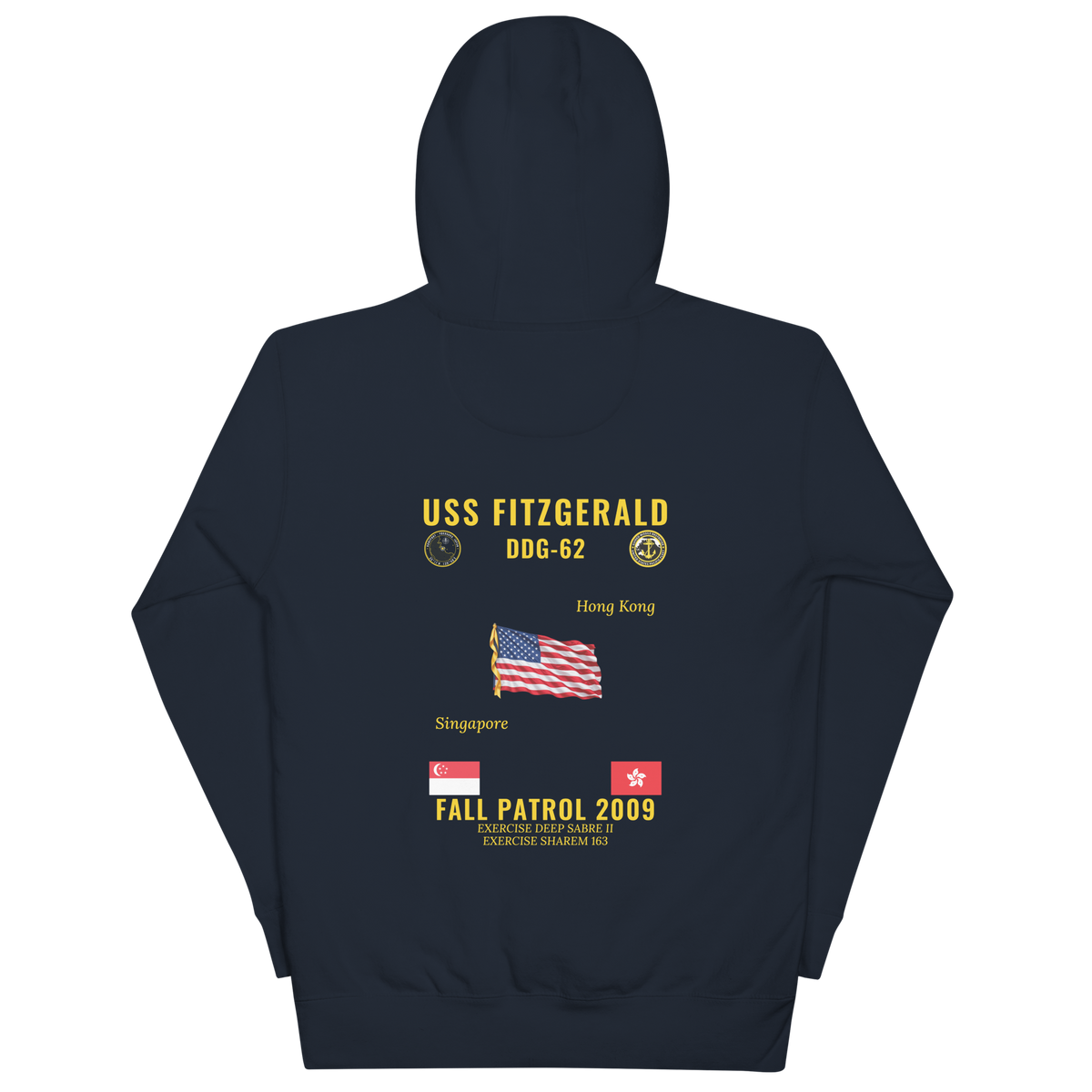 USS Fitzgerald (DDG-62) 2009 Fall Patrol Cruise Hoodie