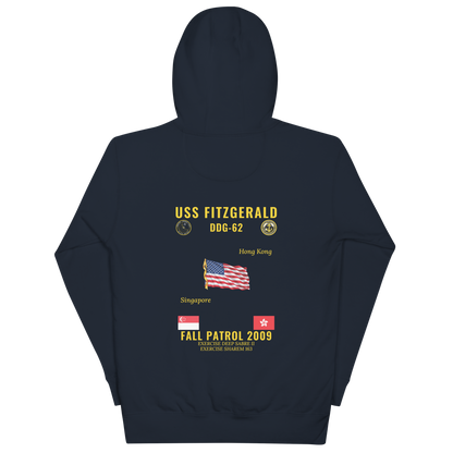 USS Fitzgerald (DDG-62) 2009 Fall Patrol Cruise Hoodie