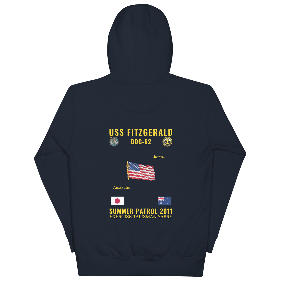 USS Fitzgerald (DDG-62) 2011 Summer Patrol Cruise Hoodie