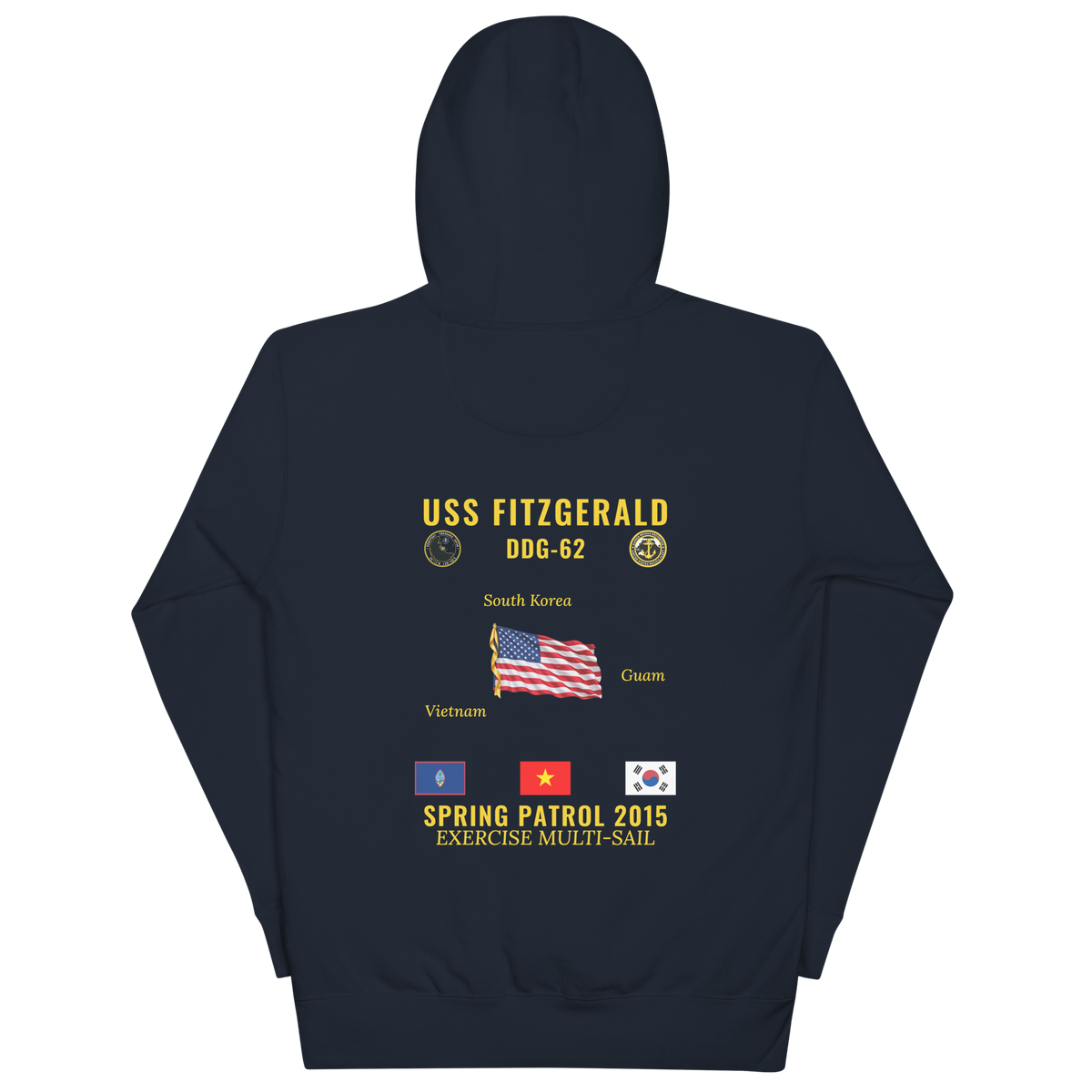 USS Fitzgerald (DDG-62) 2015 Spring Patrol Cruise Hoodie