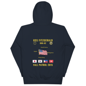 USS Fitzgerald (DDG-62) 2015 Fall Patrol Cruise Hoodie