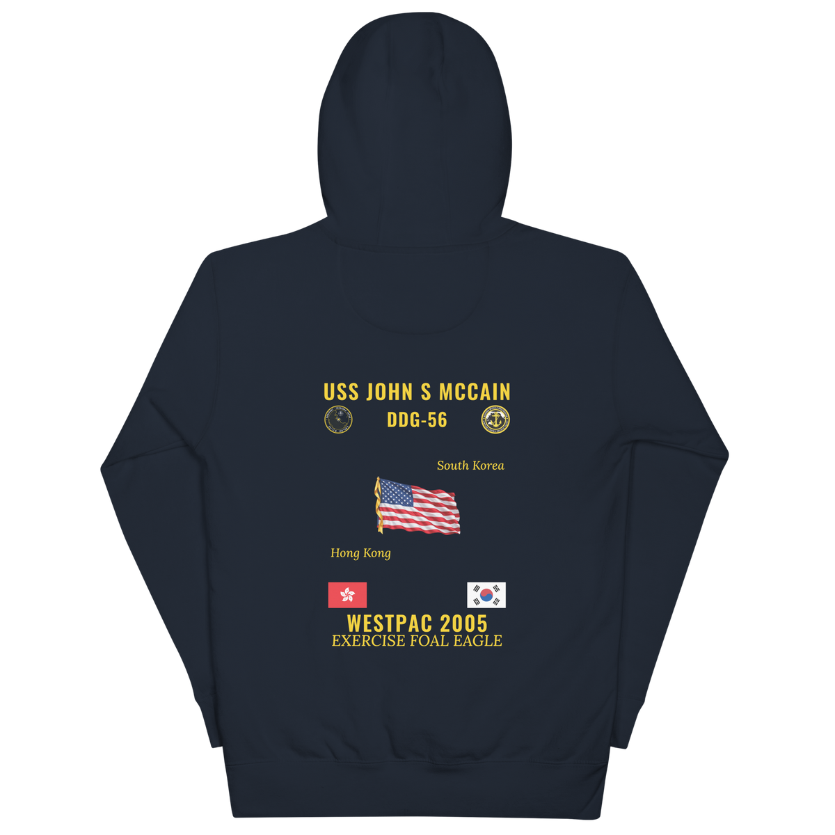 USS John S McCain (DDG-56) 2005 WestPac Cruise Hoodie