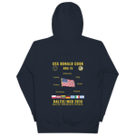 USS Donald Cook (DDG-75) 2016 Baltic/Med Cruise Hoodie