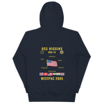 USS Higgins (DDG-76) 2005 WestPac Cruise Hoodie