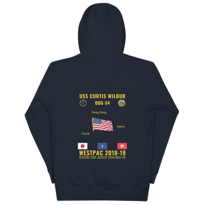 USS Curtis Wilbur (DDG-54) 2018-19 WestPac Cruise Hoodie