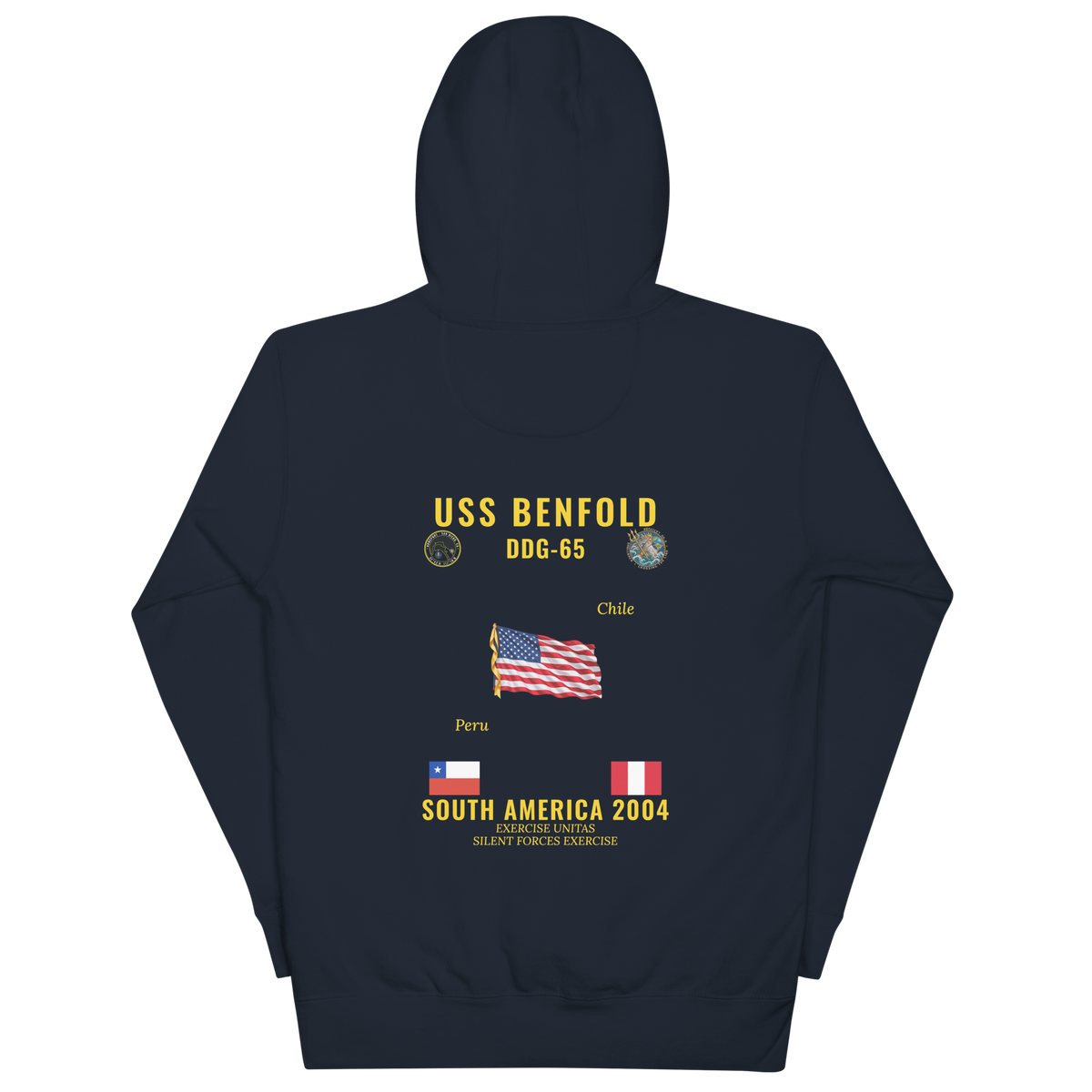 USS Benfold (DDG-65) 2004 South America Cruise Hoodie