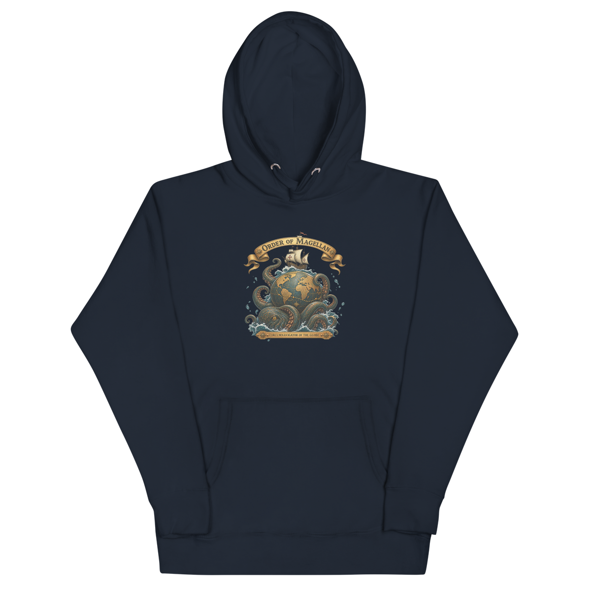 Circumnavigator (Kraken & Ship) Hoodie