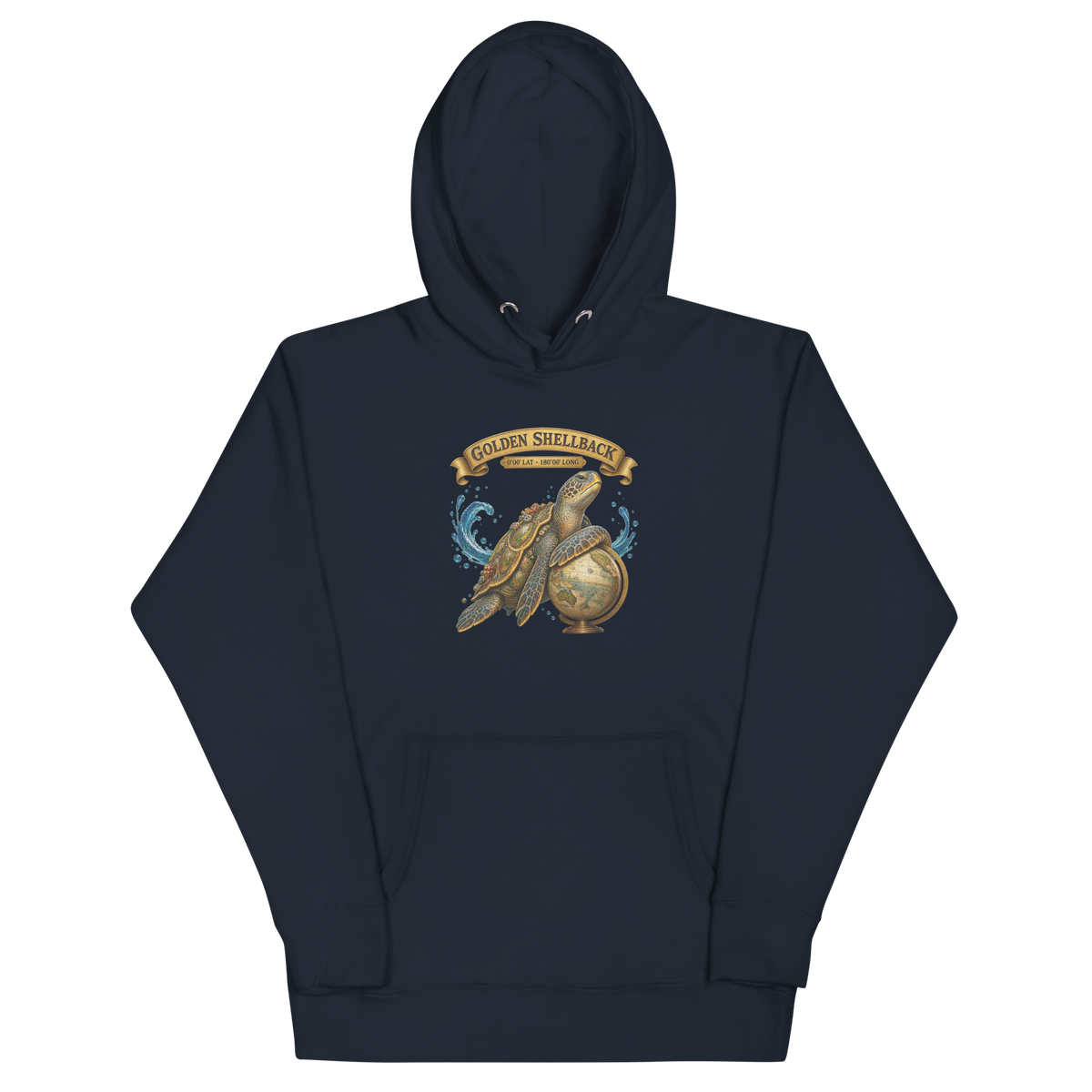 Golden Shellback (Sea Turtle) Hoodie