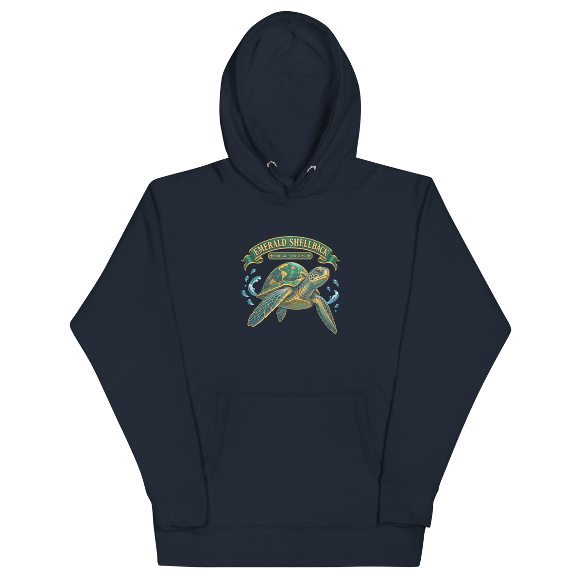 Emerald Shellback (Sea Turtle) Hoodie