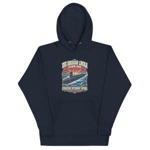 USS Abraham Lincoln (SSBN-602) Deterrent Patrol Hoodie - Design 3