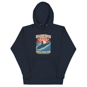 USS Alexander Hamilton (SSBN-617) Deterrent Patrol Hoodie - Retro
