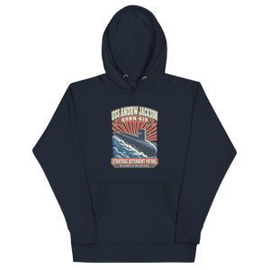 USS Andrew Jackson (SSBN-619) Deterrent Patrol Hoodie - Retro