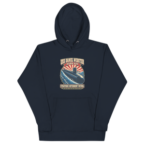 USS Daniel Webster (SSBN-626) Deterrent Patrol Hoodie - Retro