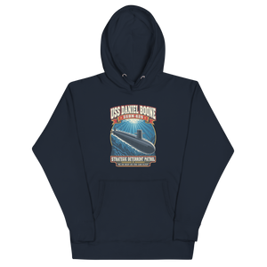 USS Daniel Boone (SSBN-629) Deterrent Patrol Hoodie - Retro