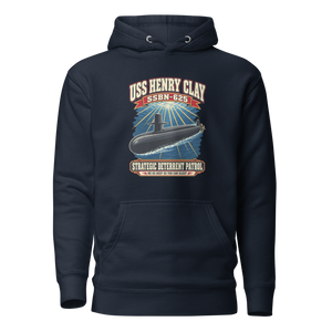 USS Henry Clay (SSBN-625) Deterrent Patrol Hoodie - Retro