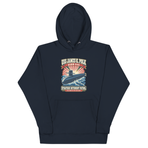 USS James K. Polk (SSBN-645) Deterrent Patrol Hoodie - Retro