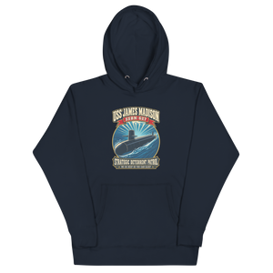 USS James Madison (SSBN-627) Deterrent Patrol Hoodie - Retro