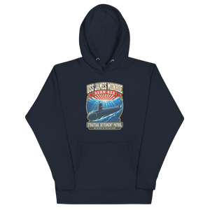 USS James Monroe (SSBN-622) Deterrent Patrol Hoodie - Retro