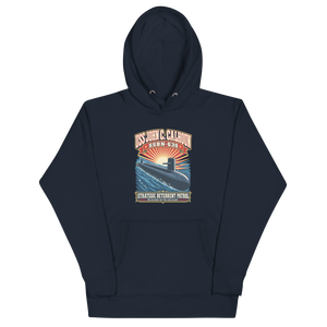 USS John C. Calhoun (SSBN-630) Deterrent Patrol Hoodie - Retro