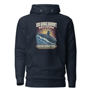 USS George Bancroft (SSBN-643) Deterrent Patrol Hoodie - Retro
