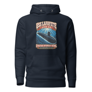 USS Lafayette (SSBN-616) Deterrent Patrol Hoodie - Retro