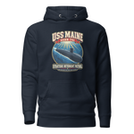 USS Maine (SSBN-741) Deterrent Patrol Hoodie - Retro