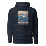 USS Michigan (SSBN-727) Deterrent Patrol Hoodie - Retro