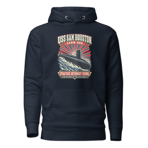 USS Sam Houston (SSBN-609) Deterrent Patrol Hoodie - Retro