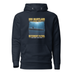 USS Maryland (SSBN-738) Deterrent Patrol Hoodie - Deep Water
