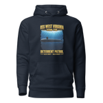 USS West Virginia (SSBN-736) Deterrent Patrol Hoodie - Deep Water