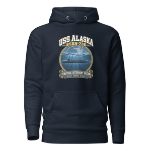 USS Alaska (SSBN-732) Deterrent Patrol Hoodie - Emblem