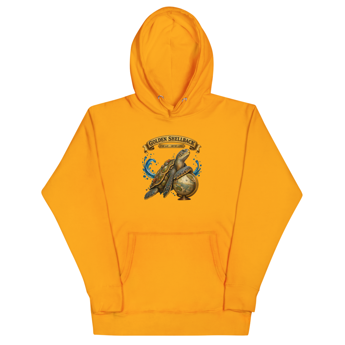 Golden Shellback (Sea Turtle) Hoodie