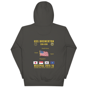 USS Bremerton (SSN-698) 2015-16 WestPac Cruise Hoodie
