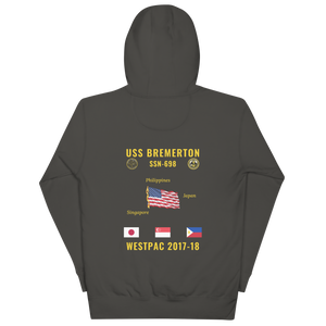 USS Bremerton (SSN-698) 2017-18 WestPac Cruise Hoodie