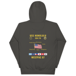 USS Honolulu (SSN-718) 1987 WestPac Cruise Hoodie