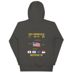 USS Honolulu (SSN-718) 1991 WestPac Cruise Hoodie