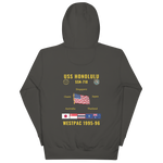 USS Honolulu (SSN-718) 1995-96 WestPac Cruise Hoodie