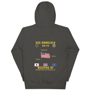 USS Honolulu (SSN-718) 1997 WestPac Cruise Hoodie