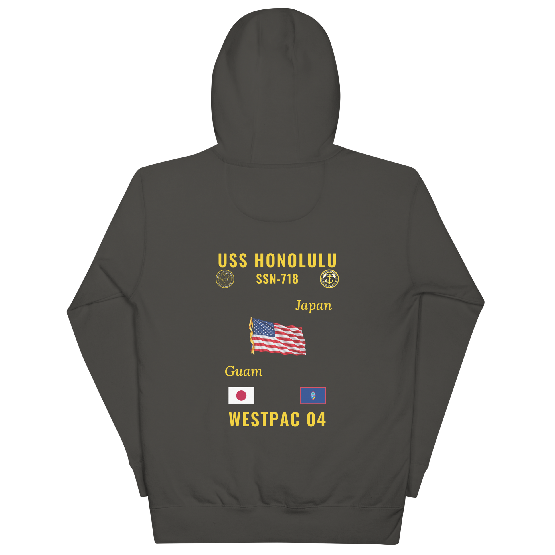 USS Honolulu (SSN-718) 2004 WestPac Cruise Hoodie