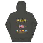USS Atlanta (SSN-712) 1991-92 Med Cruise Hoodie