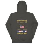 USS San Francisco (SSN-711) 1994 WestPac Cruise Hoodie
