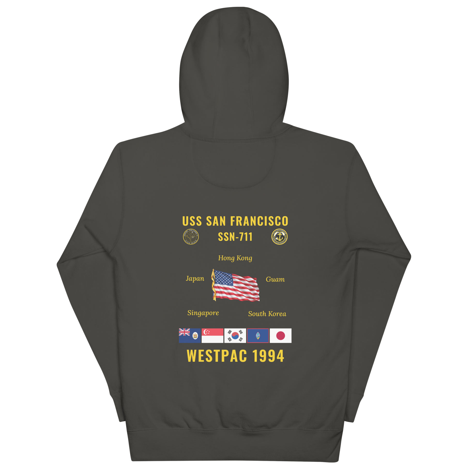 USS San Francisco (SSN-711) 1994 WestPac Cruise Hoodie
