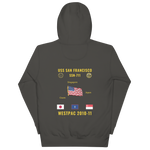 USS San Francisco (SSN-711) 2010-11 WestPac Cruise Hoodie