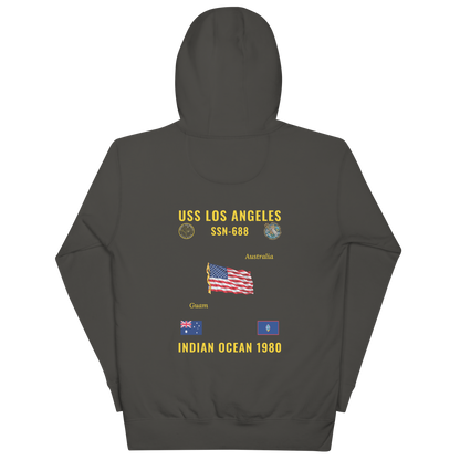 USS Los Angeles (SSN-688) 1980 Indian Ocean Cruise Hoodie